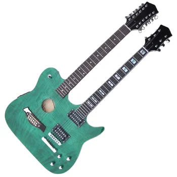 エレキギター グリーン フレイムメイプル Hc59fd6f0f7964b5784ea79353c252