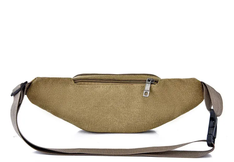 Custom Sports Fanny Packs Casual Canvas Hidden Antitheft Chest Bags