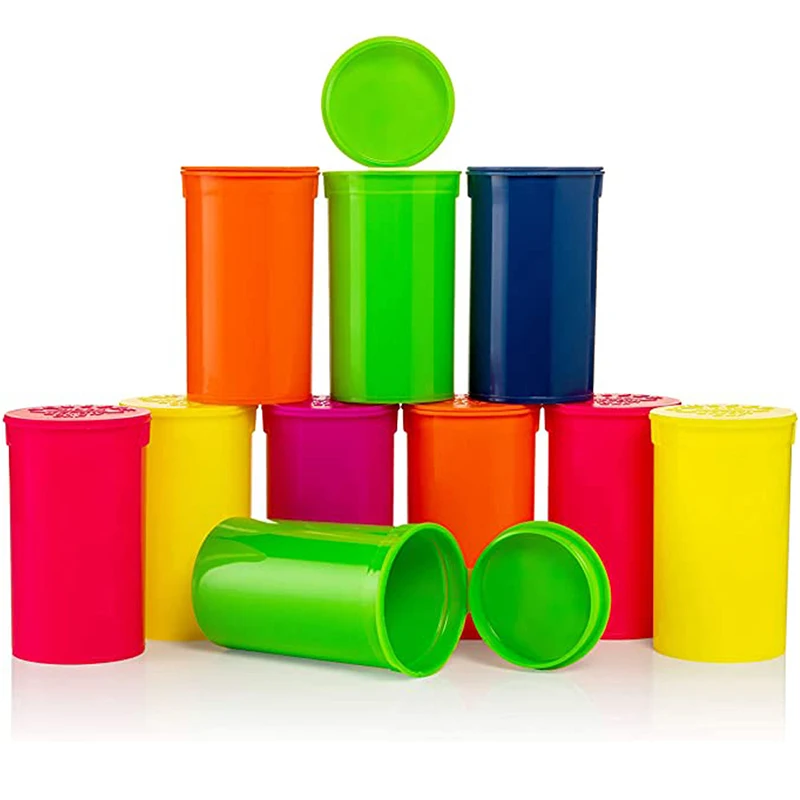 Different Capacity Color Pp Plastic Squeeze Flip Cap Pop Top Vials Dram