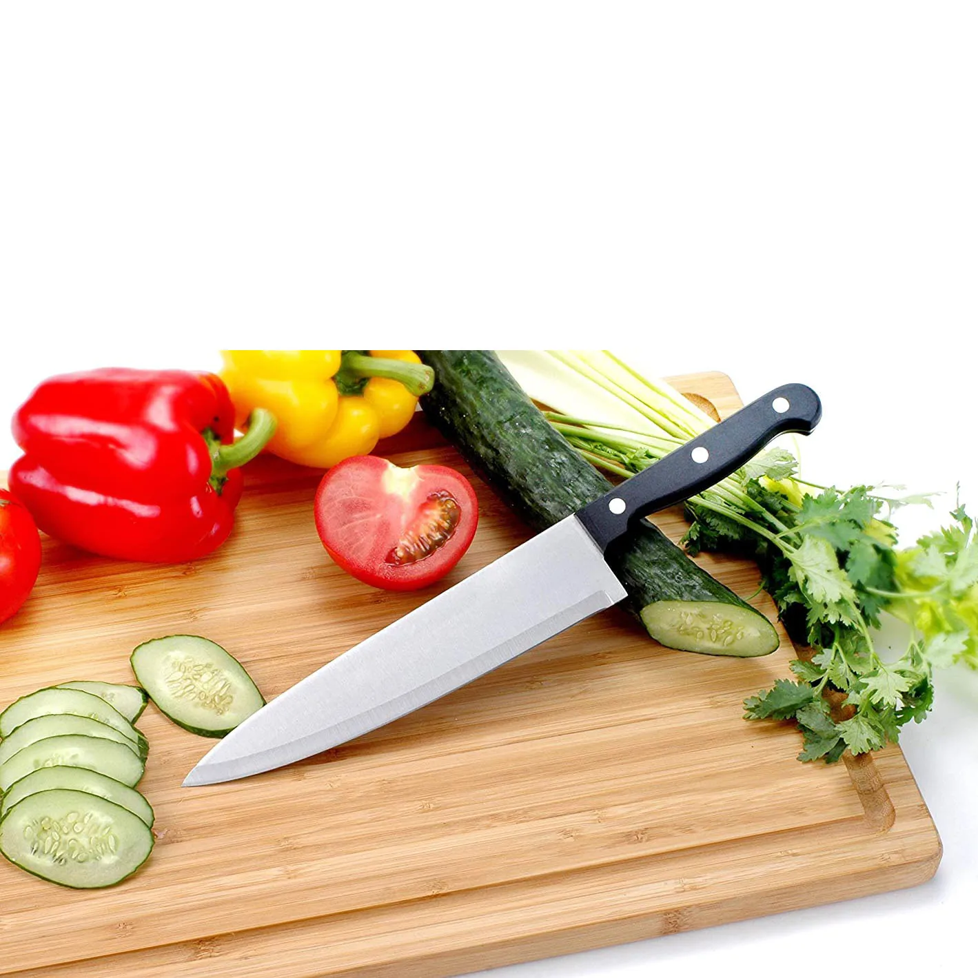 Оптовая продажа, большая бамбуковая разделочная доска для мяса с емкостью для сока, кухонная разделочная доска для мяса для кухни