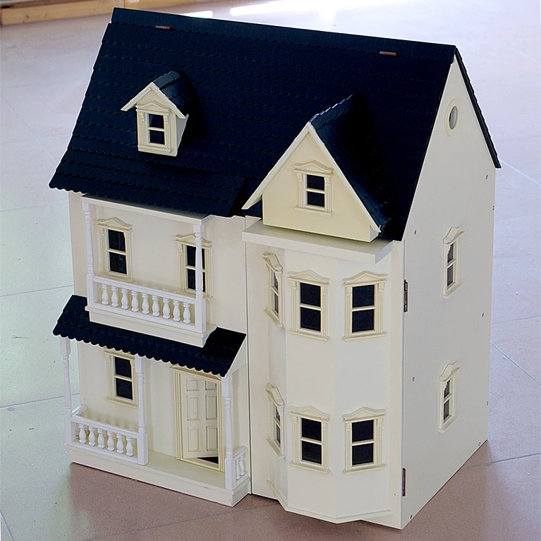 イギリス製 ドールハウス（組立キット12分の1）オークハウス（ジョージアン様式） イギリス製 ドールハウス（組立キット12分の1）オークハウス（ジョージ