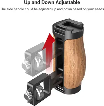 Smallrig Wooden Mini Side Handle (for ARRI-Style Mount) -2914 detail image
