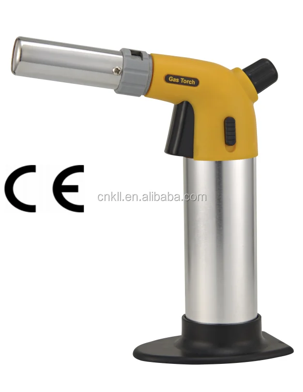 KLL-8820A Professional Chef Cooking Blow Torch Hand-held Kitchen Culinary Refillable Butane Gas for Caramel Pudding