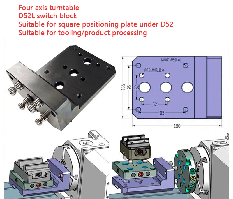 H77 Style Universal Fixture Self Centering Vise Concentric Self-centering or 5 Axis Cnc Machining Center Clamp Precision Vise