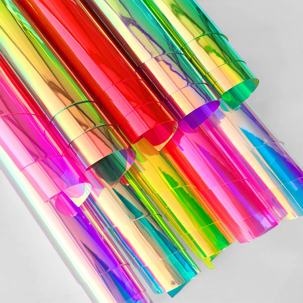 Dichroic film Rainbow RED Thickness: 60 µm Dimension: 1,37 x 1 m Colour:  transparent Type: glossy