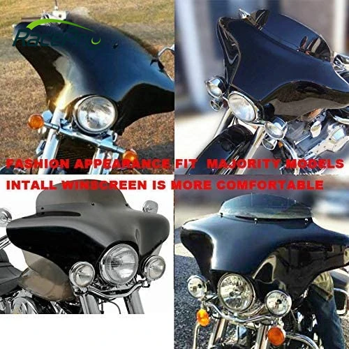 Motorcycle Agressive Front Outer Batwing Fairing for Harley Road King Dyna Softail Kawasaki Honda Suzuki Yamaha Cruiser