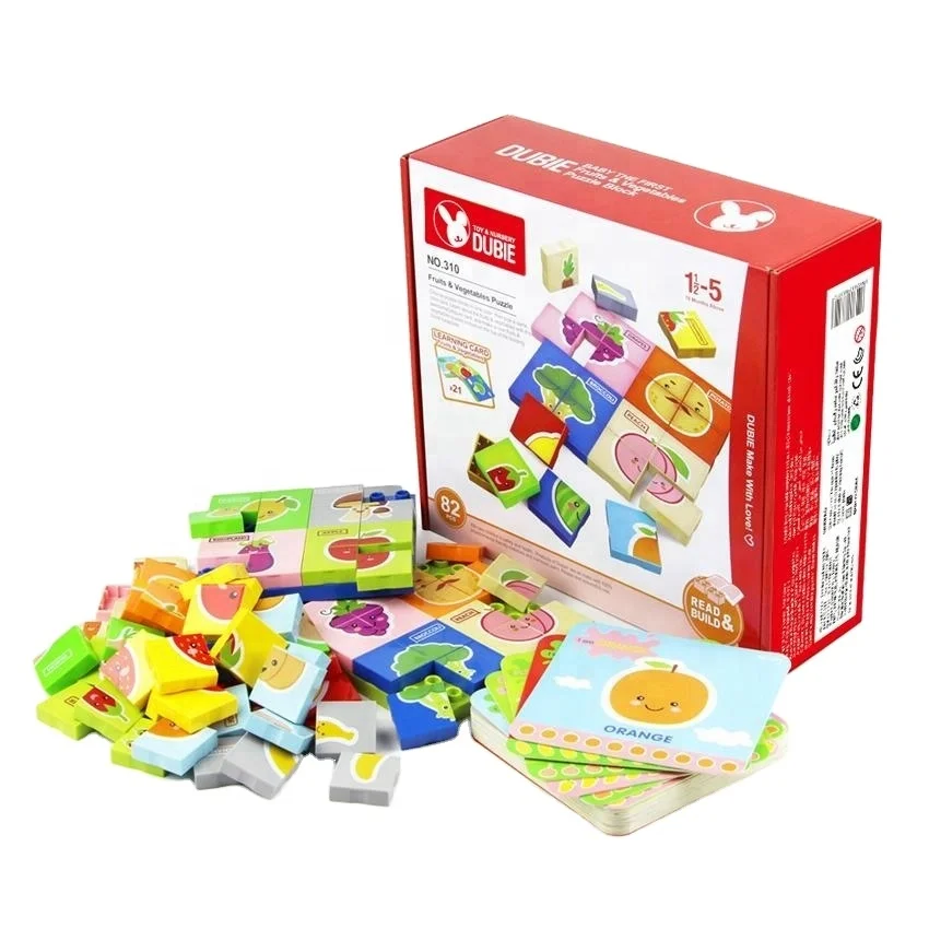 24pcs Baby Kids House Building Blocks Puzzle Educational Bricks Development  Toy 