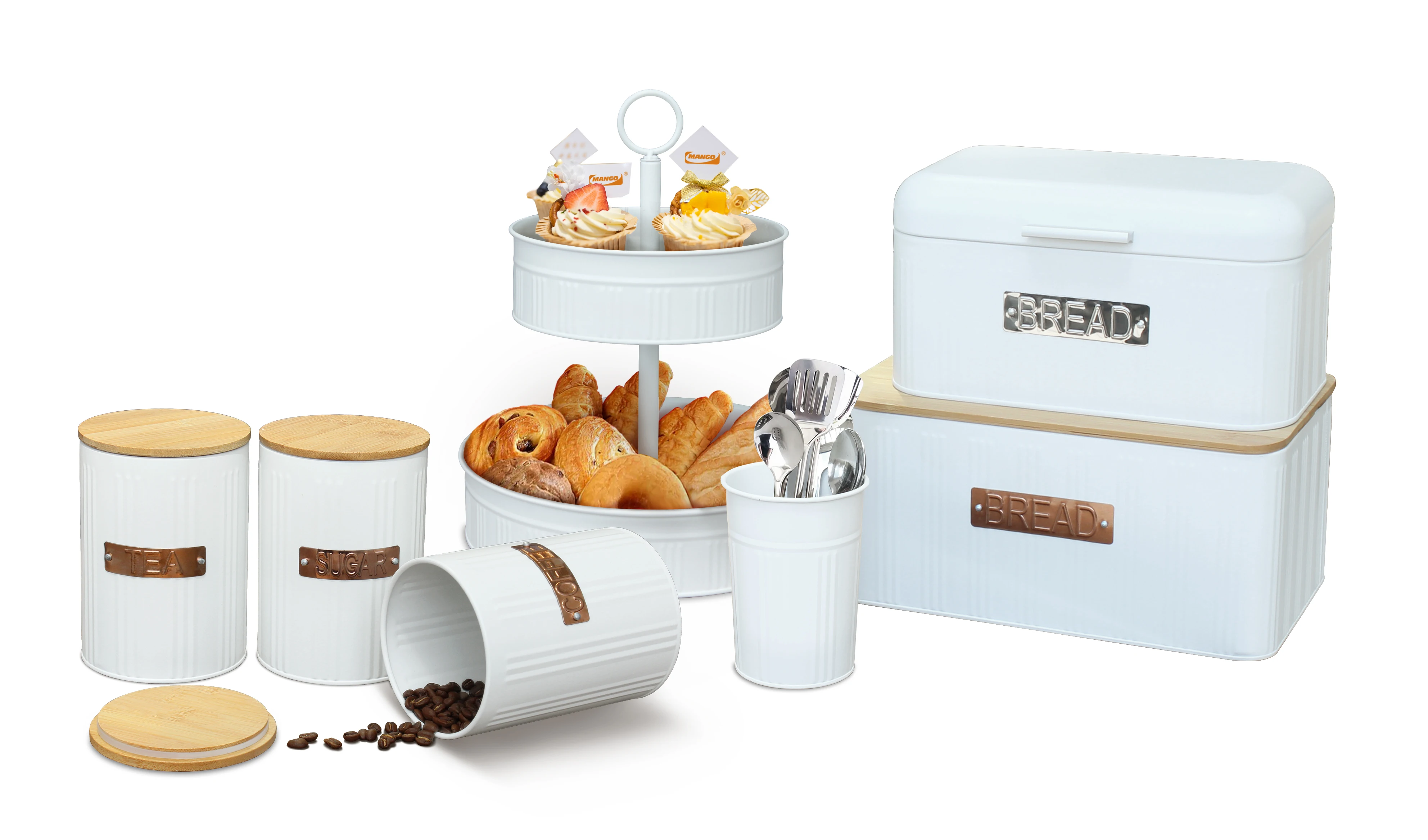 Metal Housekeeping Tool Box Oval Storage Box Home Storing Transporting