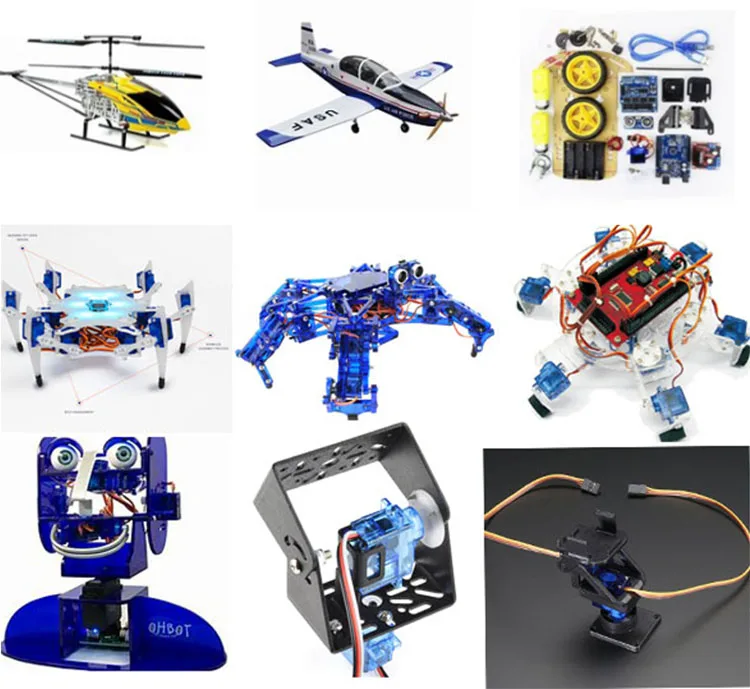Fitec SG90 9g Servo Motor FS90 DIY Linear Actuator 3D Printed Robot Kits for RC Helicopter & Car 3kg Stall Receiver Included