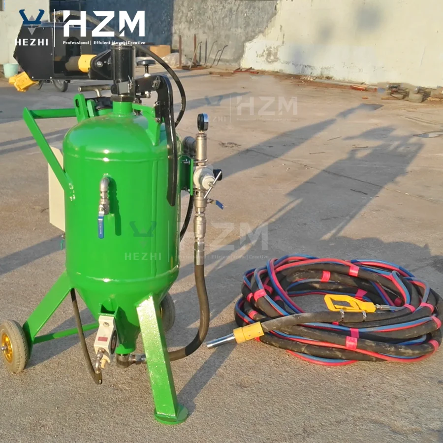 Portable Dustless Water Wet Sand Blasting Machine,Sand Blaster Pot With