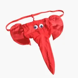 sexy mens king's elephant pattern underwear