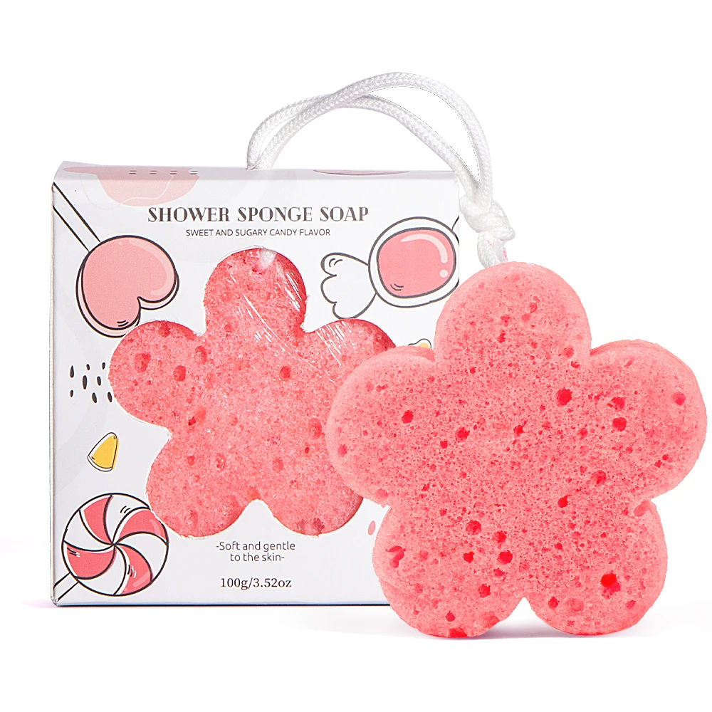 Infused Body Wash Soft Bath Sponge Soap For Foaming Buy Bath Sponge