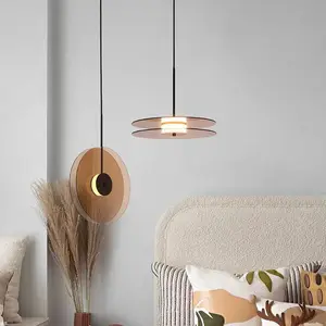 Northern Europe Creative Contracted Glass Art Bed-head Dining Room Bedroom Living Room Porch Designer Chandelier