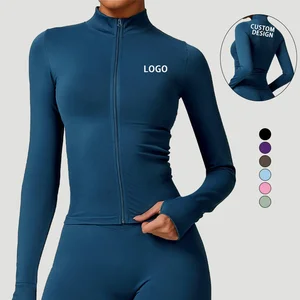 2026 Winter Quick Dry Women's Sports Fitness Tops Windproof Breathable Tight Running Gym Yoga Jacket