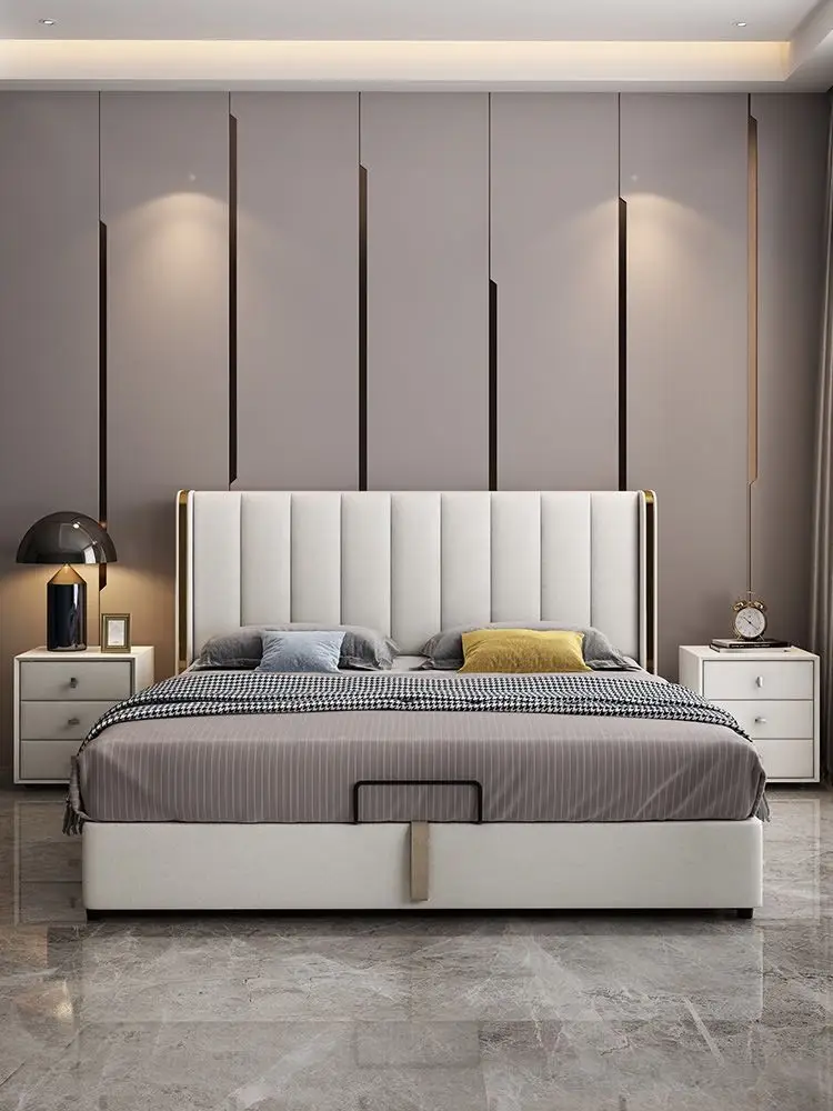 High-end Custom Home Deco Interior Finish PU Leather Living Room Background Bedroom Art Wall Panels for Hotel