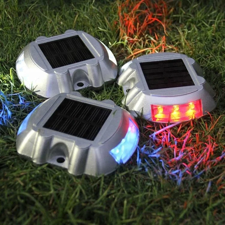 Reflective Road Stud Traffic Safety Driveway Marker Flashing Light Led Solar Powered Road Stud Reflective Cat Eye Road Spike
