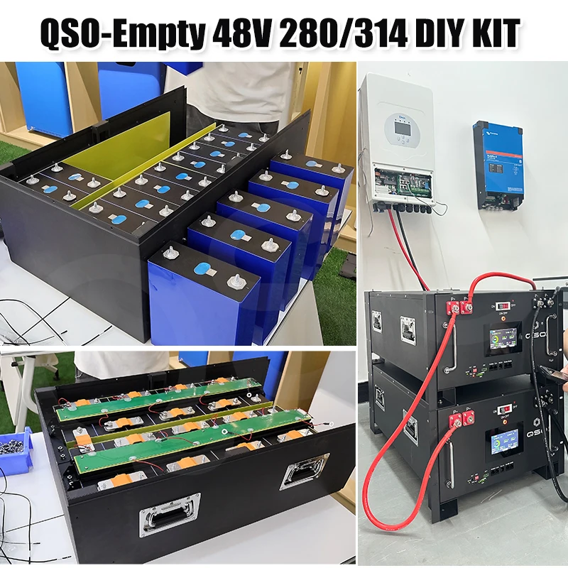 QSO DIY 48V Lifepo4 Battery Box Kit - 16S 280ah/314ah