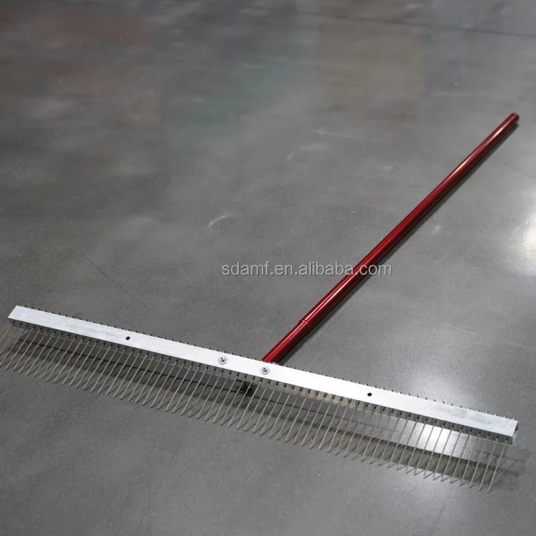 Concrete Texture Comb Cement Flat Wire Broom Concrete Steel Bristle Brush