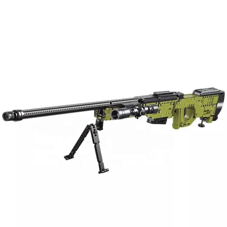 精巧1/3スケール ミニチュアライフルAWM ブラック スナイパー