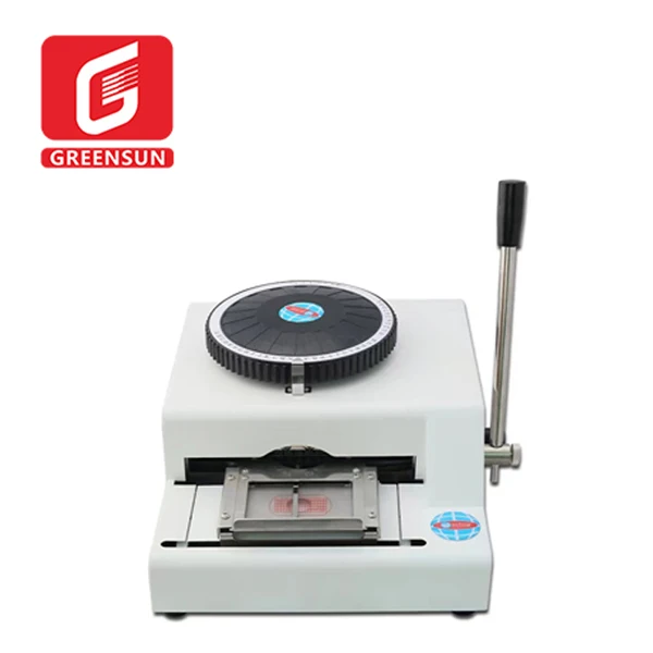 Code Letters Manual Number Stainless Steel Plate Embossing Machine Dog Tag Embosser