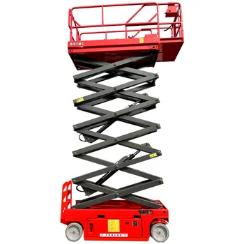 Mobile hydraulic battery lifting platform, electric hydraulic automatic scissor lift