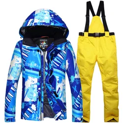 New Ski Suit Single And Double Board Snow Suit Camo Keep Warm Men's Ski Suit