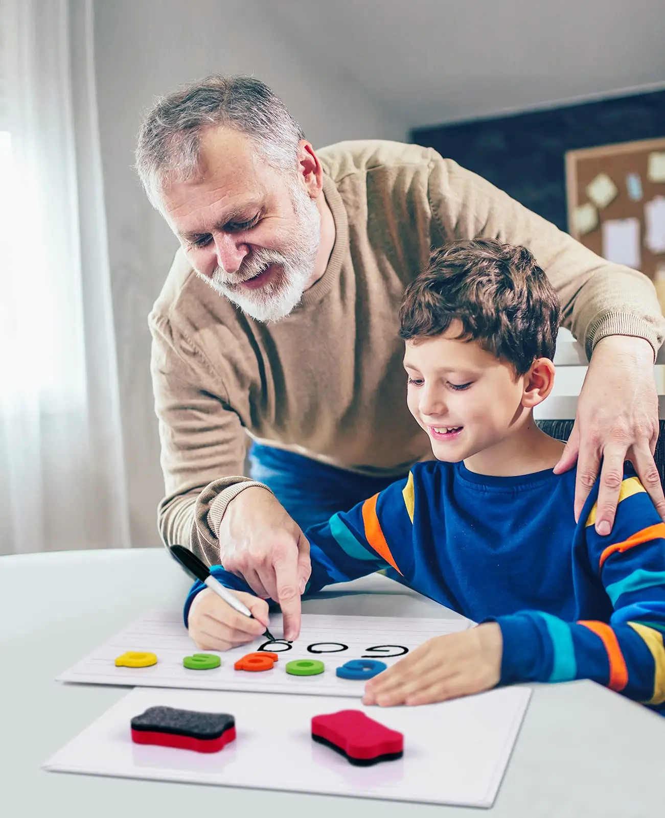 9x12 двухсторонняя обучающая детская Магнитная белая доска набор для сухого стирания