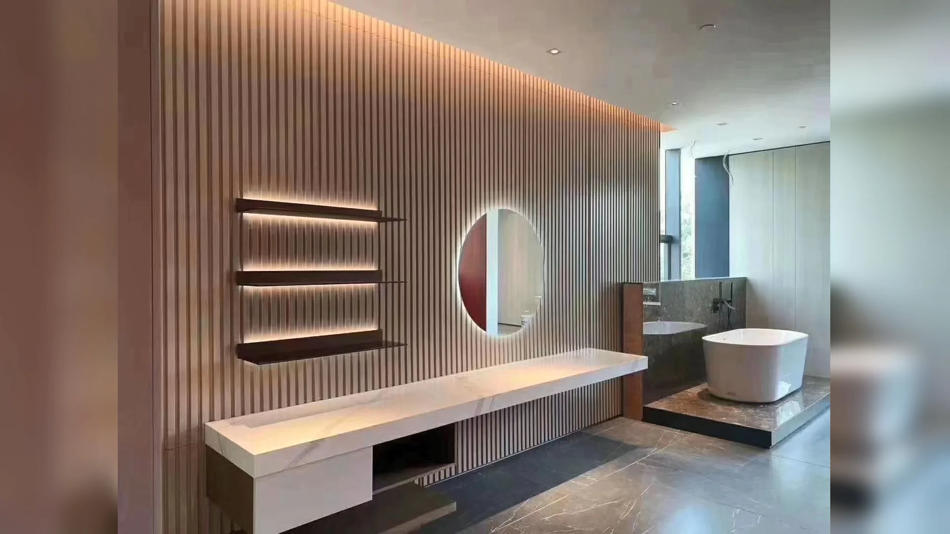 wpc wall panel curtain wall ceiling quick install multicolored