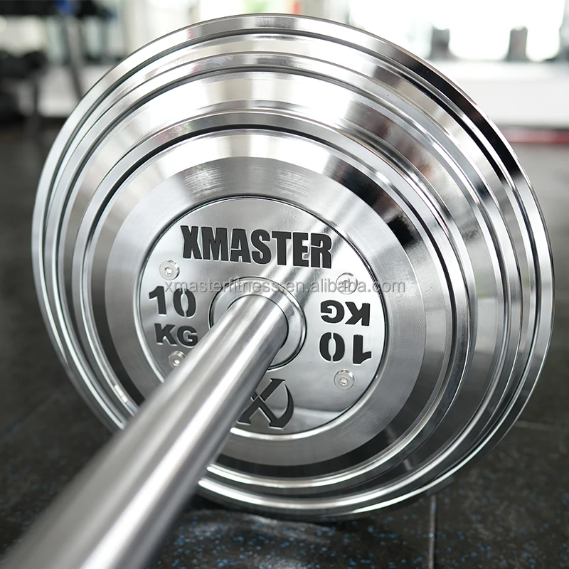 Xmaster Pro Chrome Powerlifting Steel Plate Gym Equipment Weight Plate