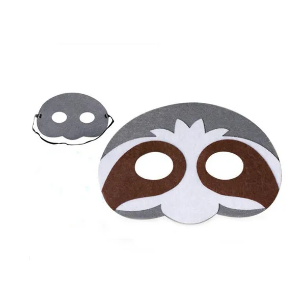 WOLF FELT FACE MASK WOLF MASK DRESS up COSTUME PRETEND PLAY KIDS MASK