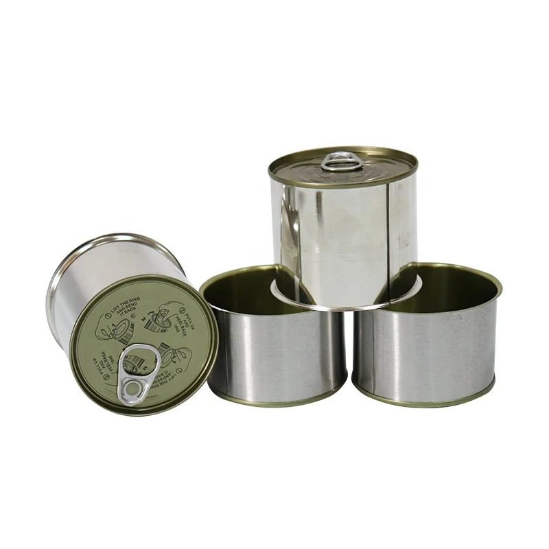 Empty Food Cans Metal Round Circular Tin - China 400g Easy Open