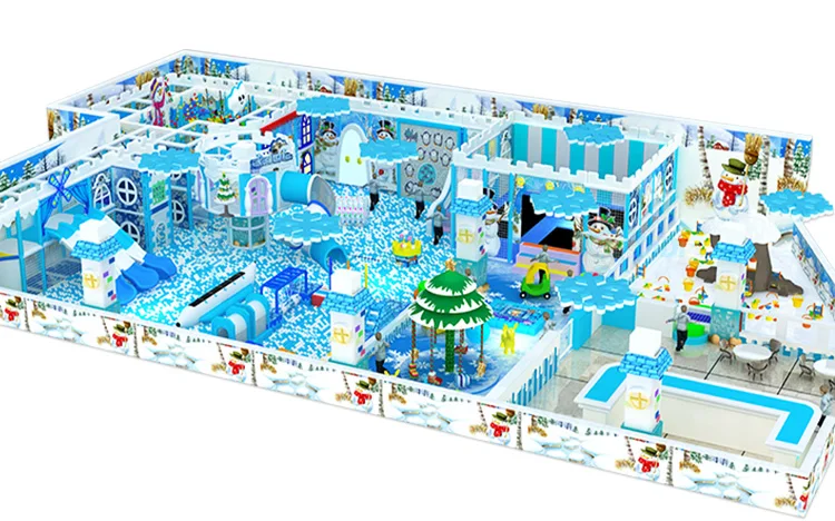 Custom High Capacity Indoor Playground for Commercial Use with OEM/ODM Support