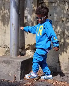 Wholesale High Quality Custom 2 Piece Set Streetwear Print 100% Cotton Hoodies Multi Pocket Sports Pants Jogger Set Tracksuit