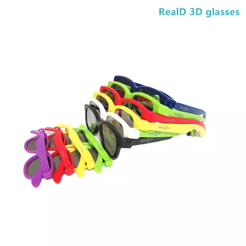 4 Paires Lunettes 3D Polarisées Pour Cinéma - Compatibles RealD IMAX - Légères Et Sans Scintillement
