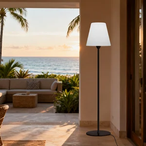 Minimalist Modern Sleek Metal Frames Matte Finishes and Space-saving Designs LED Energy-saving Minimalist Floor Lamp