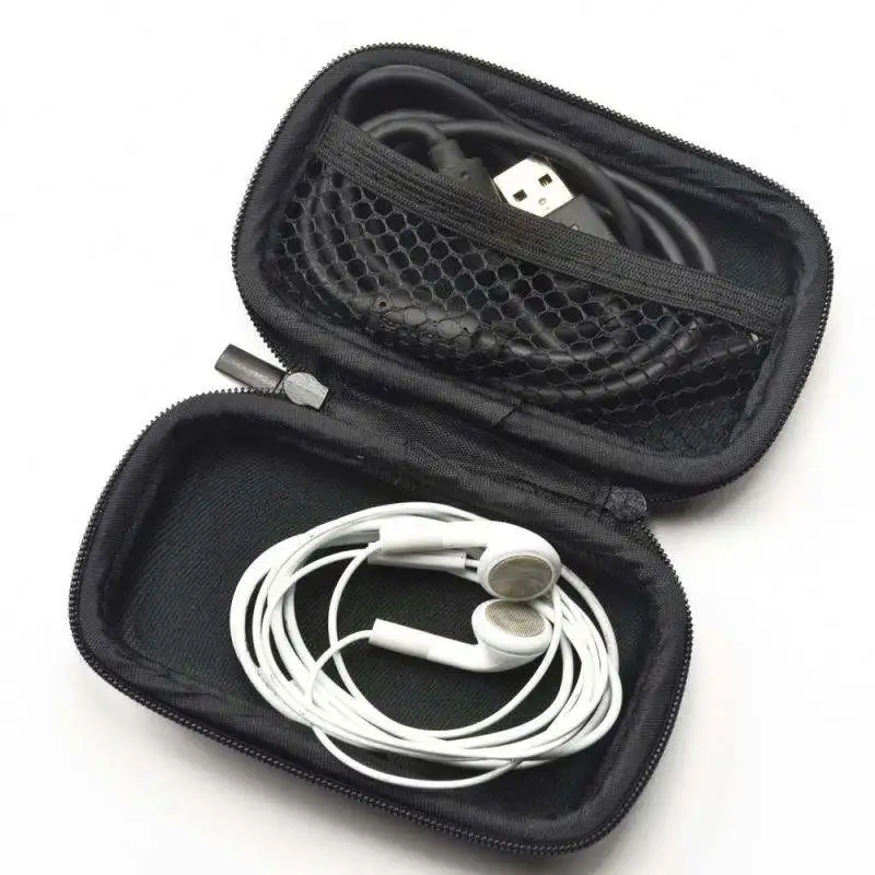 product laudtec custom logo soft lining storage bag waterproof eva shockproof earphone case light weight zipper special purpose handbags-4