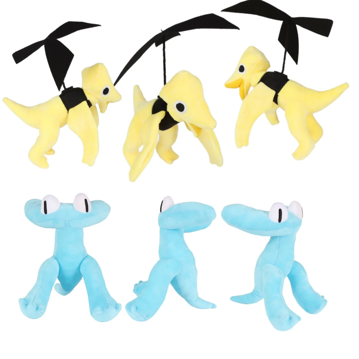 Rainbow Friends Chapter 2 Plush, Cyan and Yellow Rainbow Friend