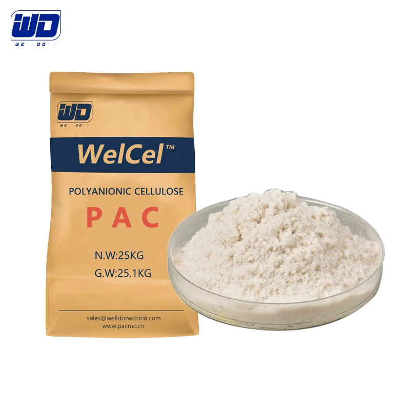 WELLDONE Polyanionic Cellulose Pac Hv Pac Lv Drilling Fluid Mud Drilling Chemical Polyanionic Cellulose Pac Lv Hv