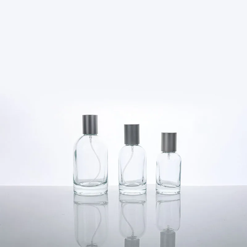 Manufacturers wholesale 30ml 50ml 100ml round high-end portable spray glass sub bottled perfume bottles