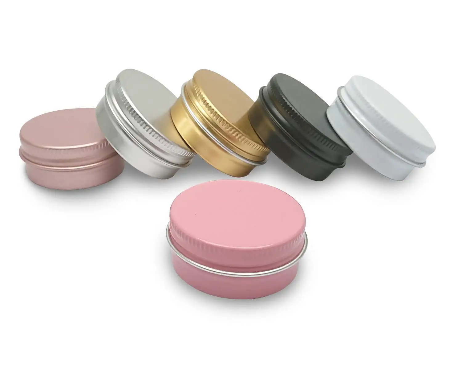 5ml 10ml 15ml 30ml 60ml Cosmetic Metal Aluminum Tin Can Jars Aluminum