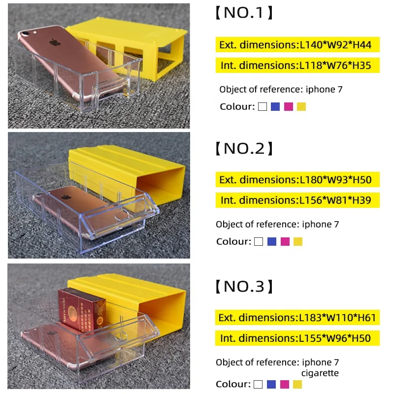 Drawer Shelf Box Transparent Plastic Tool Box Tool Box Clear Plastic Plastic Organizer Small for Tools