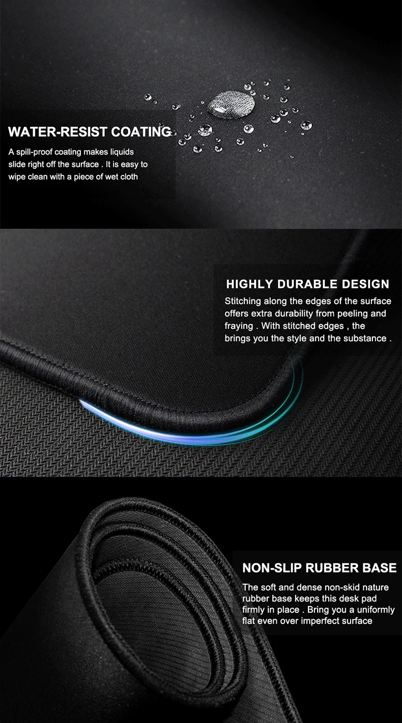 2 In 1 Pu Leather Folding Mouse Pad Wireless Charger For Computer ...