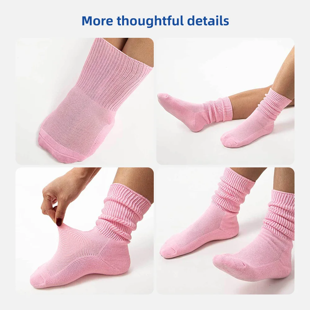 Medical Grade Diabetic Socks Non Irritating Smooth Fabric - product detail 2