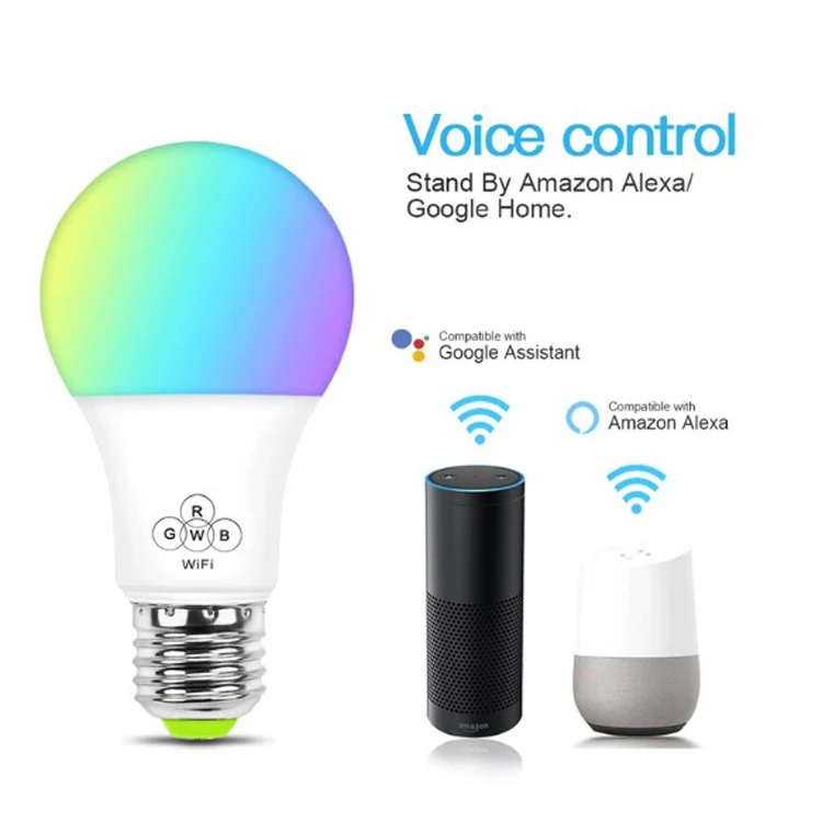 Smart LED Bulb Voice Control with Alexa Google Home