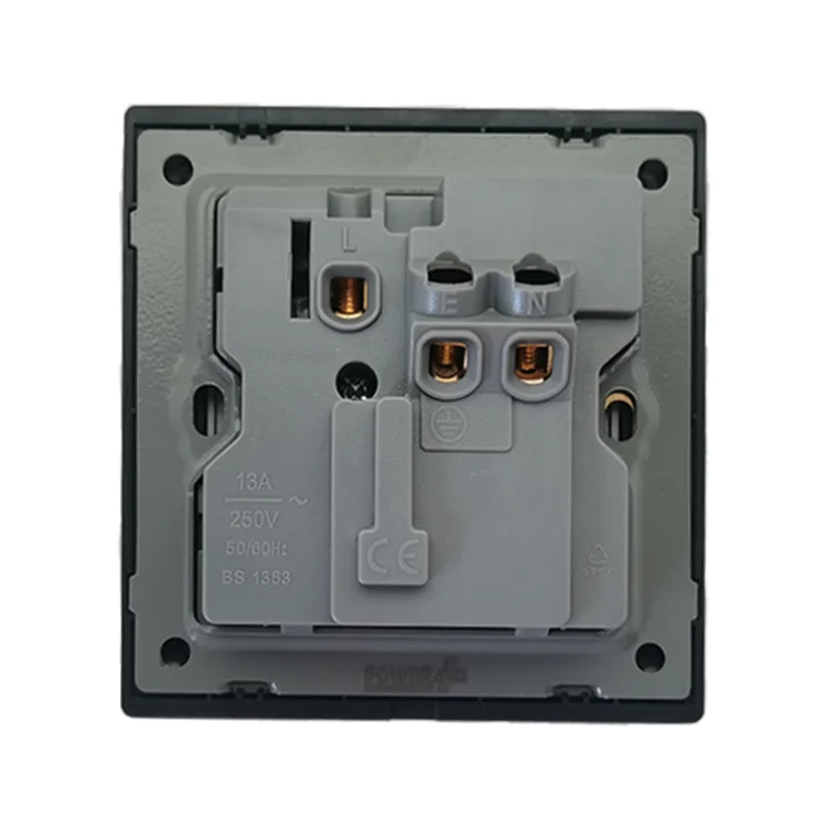 VNX Double Plate Silver Series 20A AC Switch DP Water Heater Electrical Switch With Neon