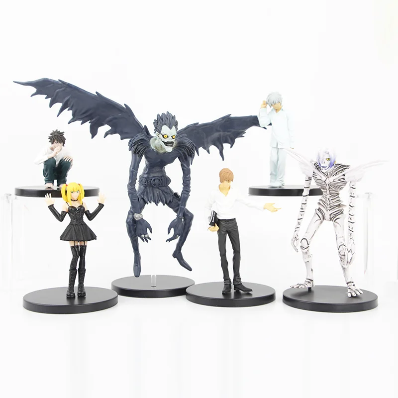 DEATH NOTE フィギュア 4点セット 6PCS Death Note Anime Figurine Set - Ryuk & Light Yagami PVC