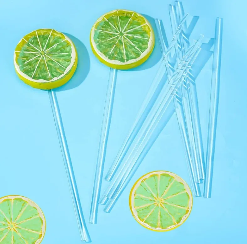 Прозрачные палочки для торта из оргстекла Длинные акриловые перемешивания тортов печенья капкейков конфет