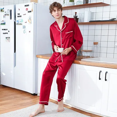 Autumn Winter Cotton Matching Couple Pajamas Men Sleepwear Women Homewear  Bedroom White Letter Pyjama Homme PJ