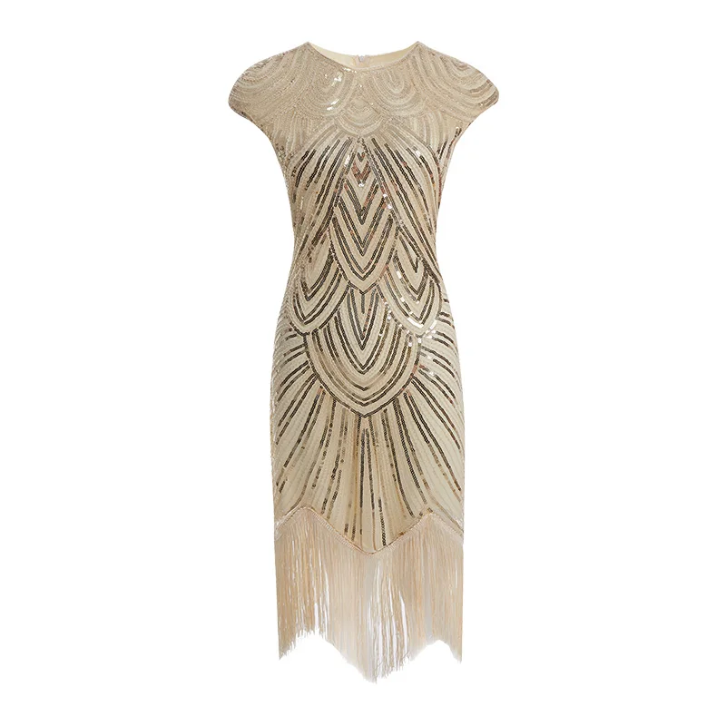 Hot Selling 1920s Beaded Sequins Gatsby 
