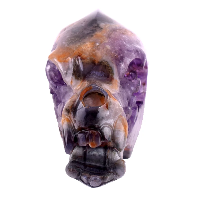 アメジスト クリスタル スカル 天然石 頭蓋骨 天然石アメジストの原石